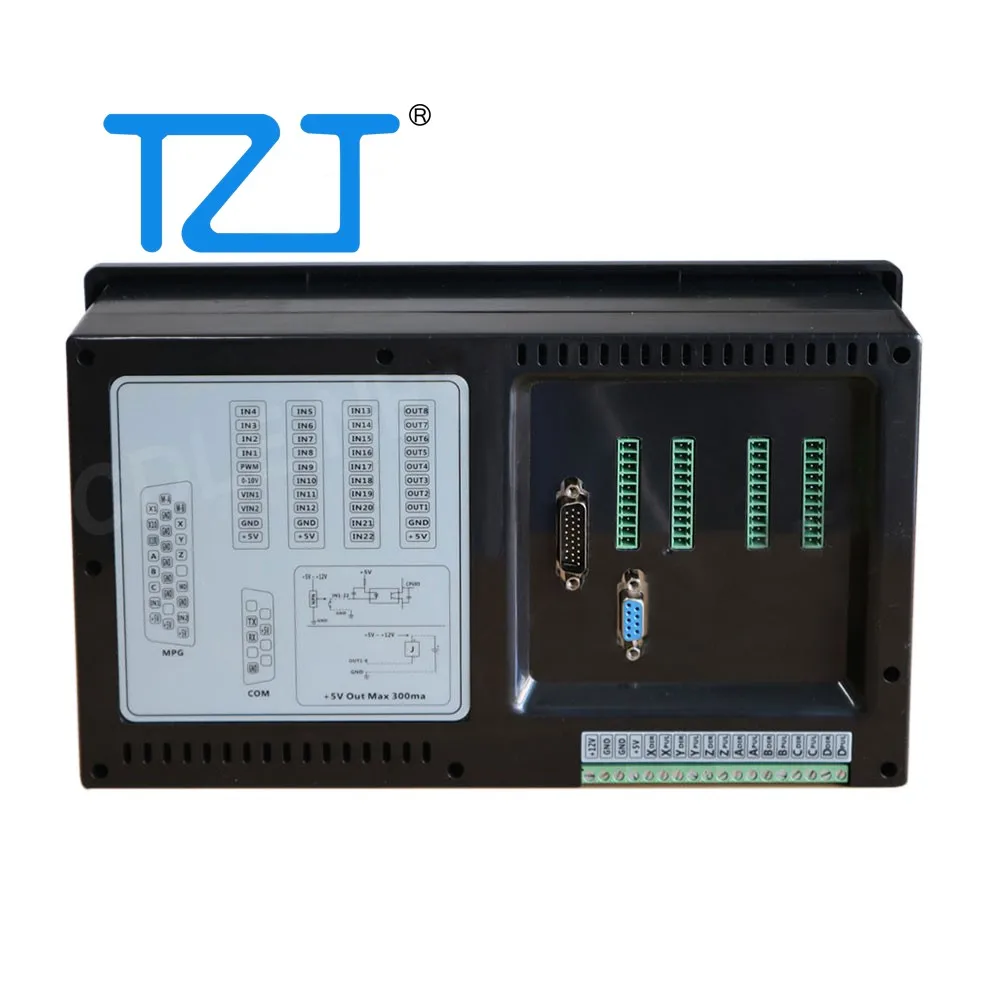 CNC 5 Axis Motion Controller Offline CNC Controller 500KHz Replace Mach 3 USB Motion Controller 7inch Screen