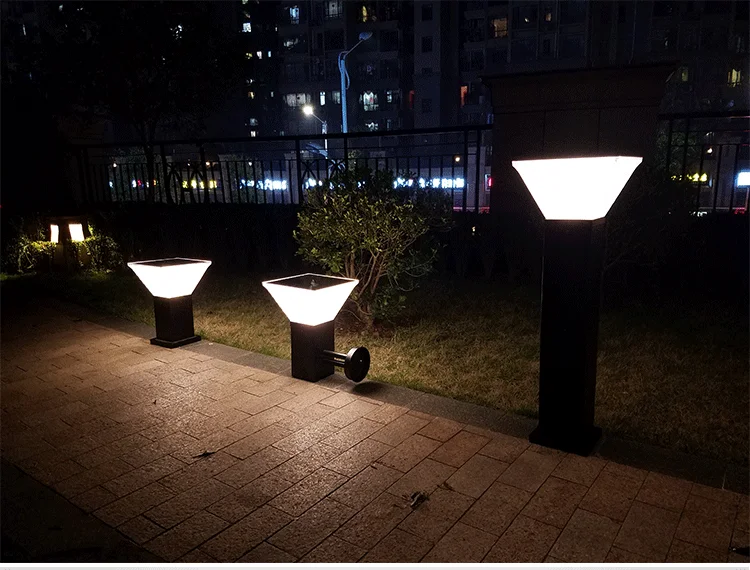 
Best selling wholesales square led solar wall lights outdoor garden wall mounted motion sensor light with good quality 