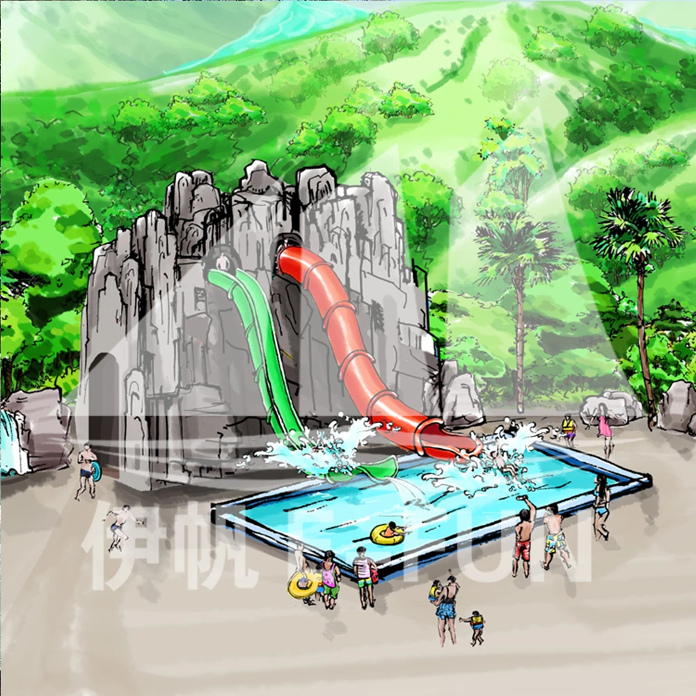 Fiberglass Water Tube Slide for Pool Water Park Slide Water Slides Prices