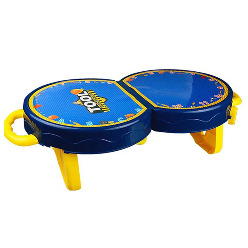 2 in 1 Workshop Play Table Plastic Tool Box Toys Kids Real Tool Set with Certificate