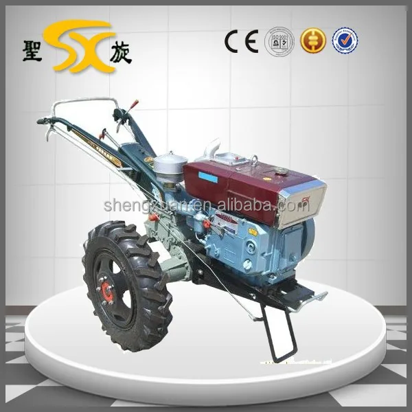 Мини сельскохозяйственная техника 18hp ручной прогулки трактора