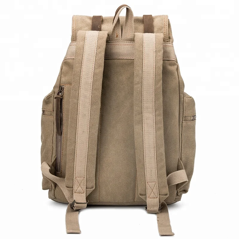 
Custom canvas Leather rucksack Day school Book bag travel hiking cheap laptop backpack <em><strong>Custom Leather Day school bag backpack Book bag</strong></em>