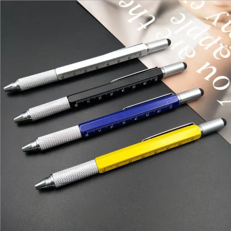 Architects шкала правитель ручка многофункциональный металлический инструмент ручка для подарков