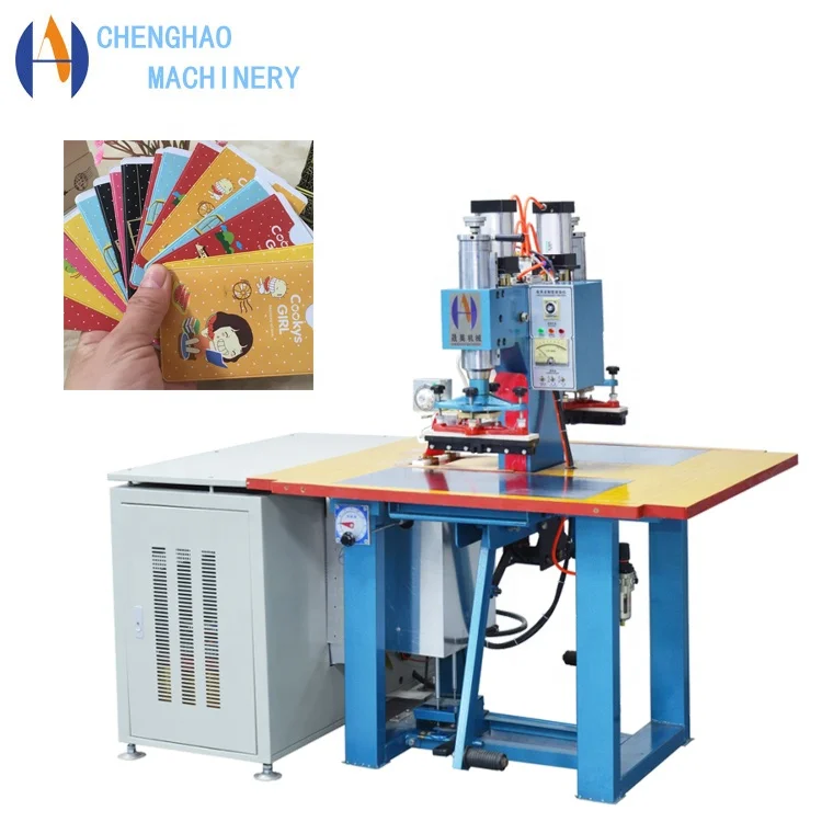 PVC card sleeve making machine double head high frequency welding machine
