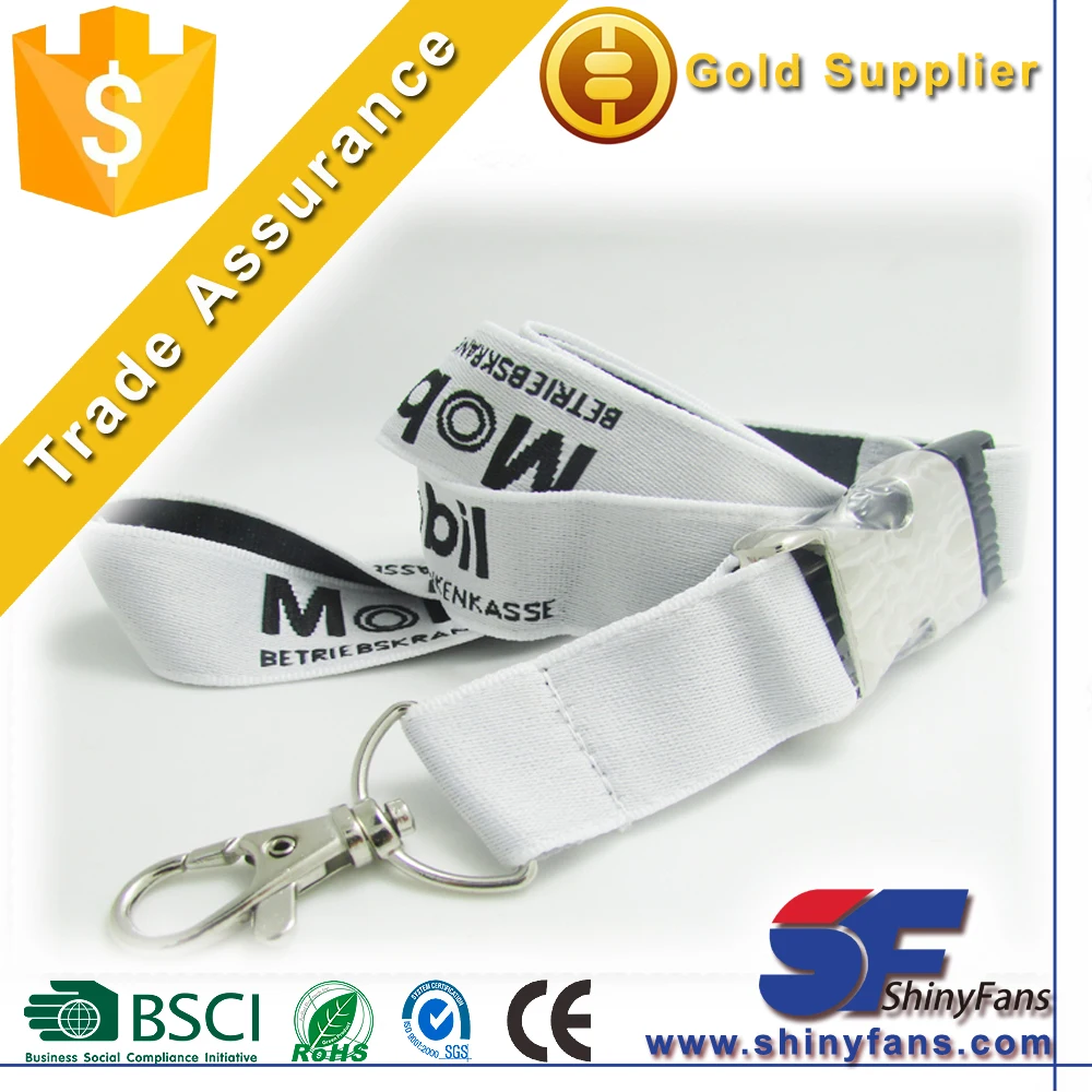 Fashion Customer Design Promotional Woven Lanyard