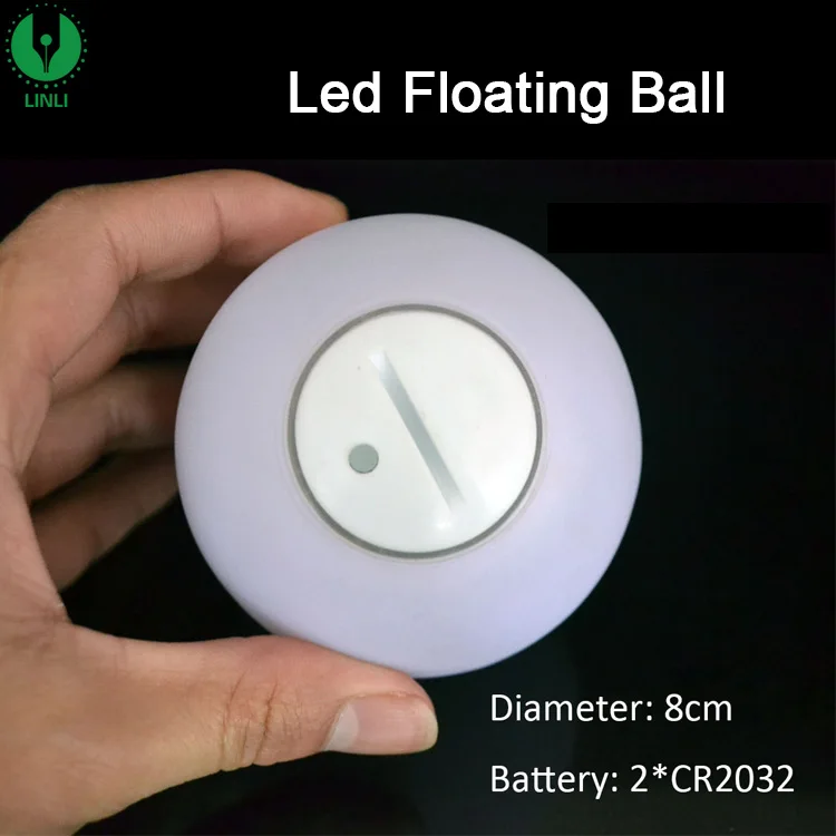8cm Colour Changing Floating Balls LED Lights