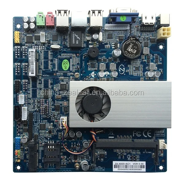 Intel Core i3 4030U Processor Integrated motherboard with SATA for Touchscreen Kiosk