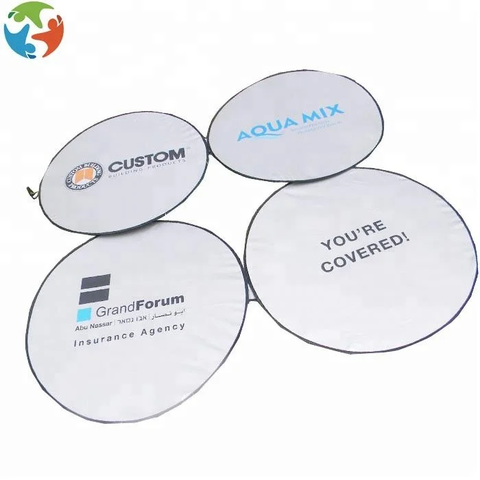Popular square car windshield sunshade 150*70 cm universal fitting front sun shade for car