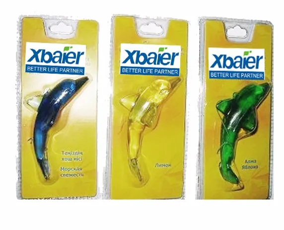 Amazon Best Seller Hanging Dolphin Shape Plastic Car Air Freshener