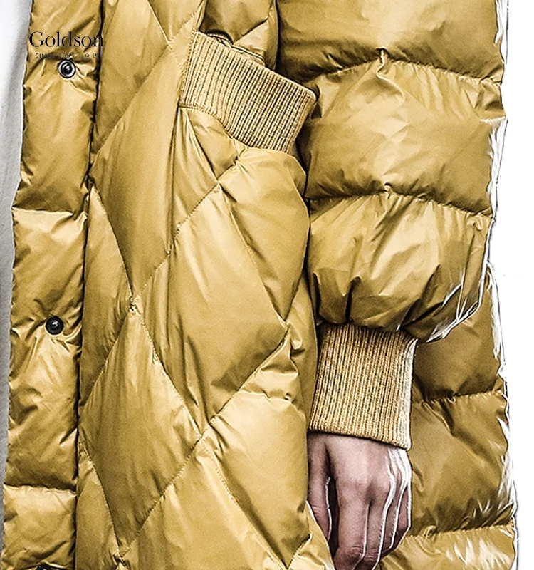 New fashion wholesale ladies jackets hooded womens winter down puffer parka