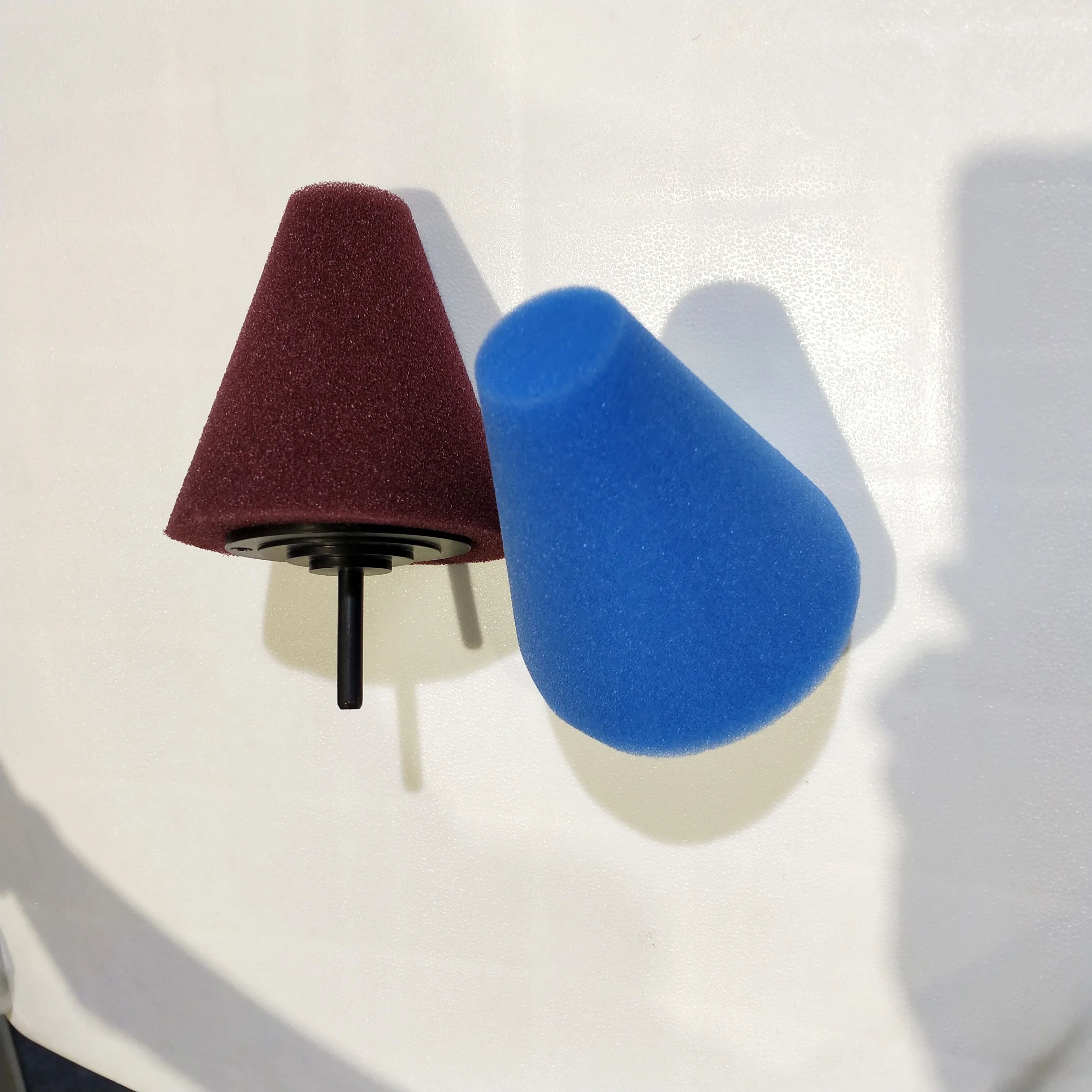 China Factory Supply Small Sponge Polishing Pad Cone Foam Buffing Wheel For Car