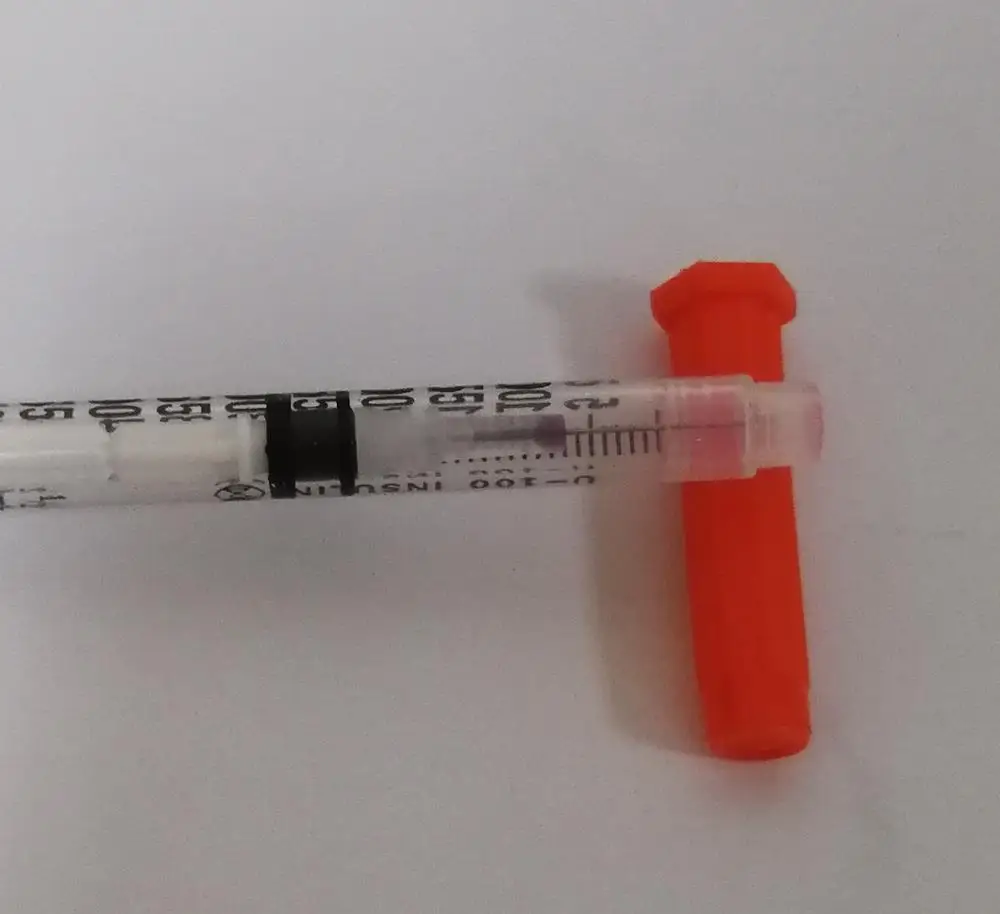 
Disposable safety insulin syringe 0.3ml 0.5ml 1ml with 29G 30G 31G needle 