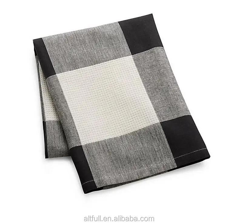 
Manufacturer China 100% cotton waffle yarn dyed Kitchen towel Tea towel 