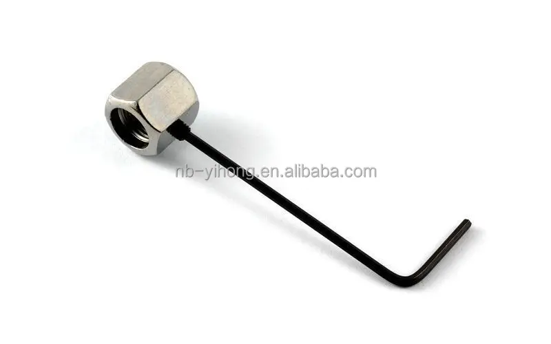 
Anti-theft Chrome Car Wheel Tire Valve Stem Caps with key Set Of 4 pcs 