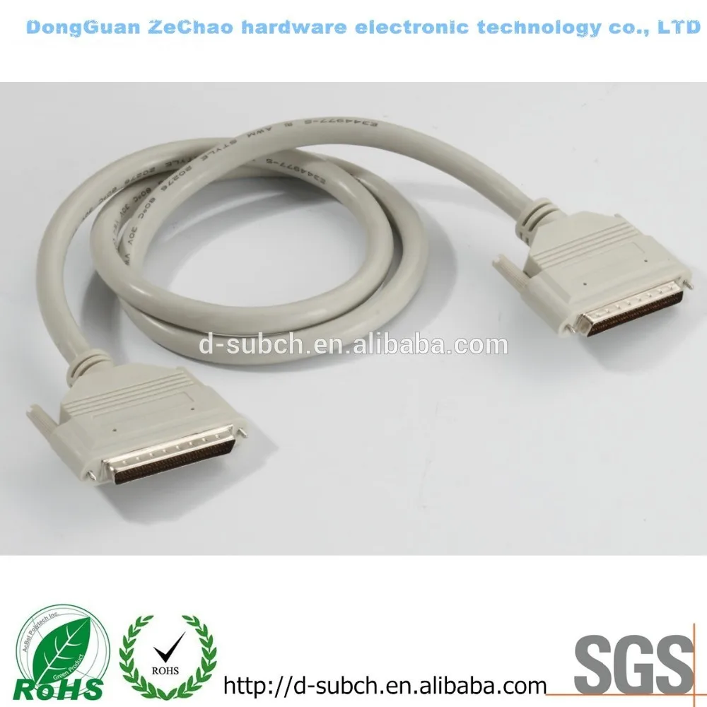 Scsi кабель, HD68 мужчин и HD68 мужской кабели, с накатанной головкой с обеих HD68 мужской разъемы