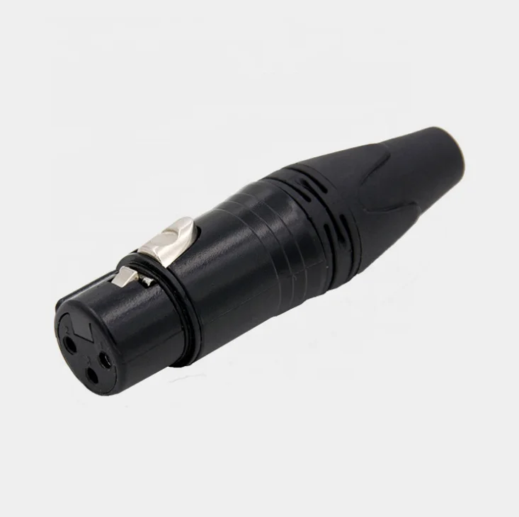 2021 conector combo аудио XLR кабель Золотой 3 pin oem поддержка мужской