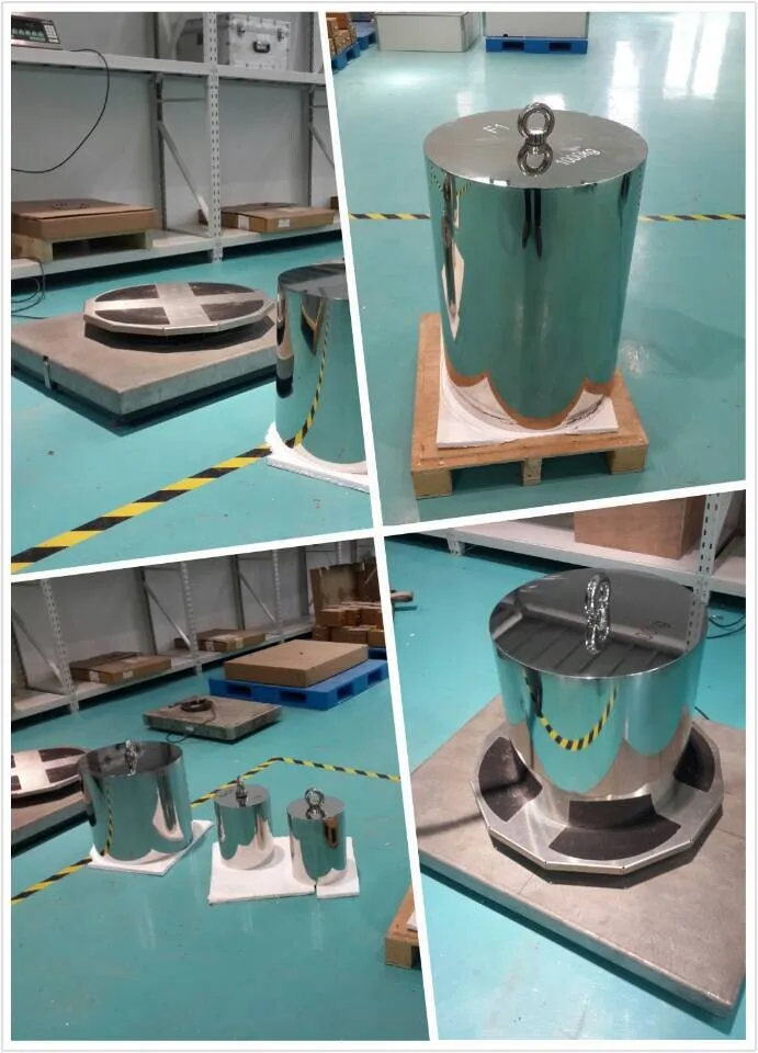 M1 1000kg calibration weights 1 ton test weight 500kg test weights
