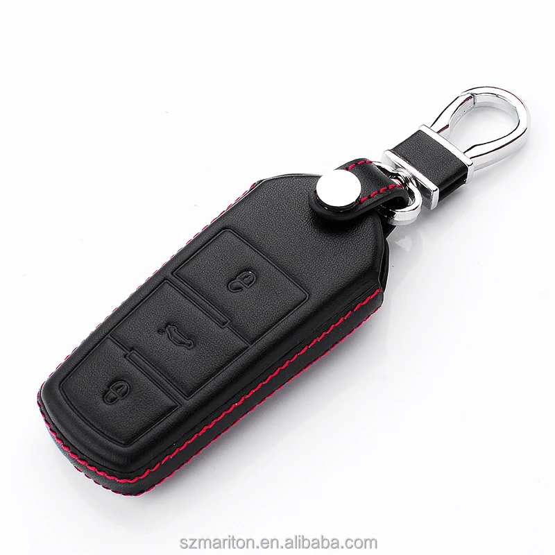 Dos Auto Car Key case for vw passat CC,4D Genuine Leather New Stylish Car Key case for VW CC