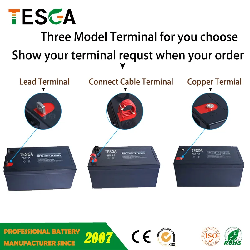 
12V150Ah VRLA Lead acid battery for ups system with 3 year warranty time batteries price 