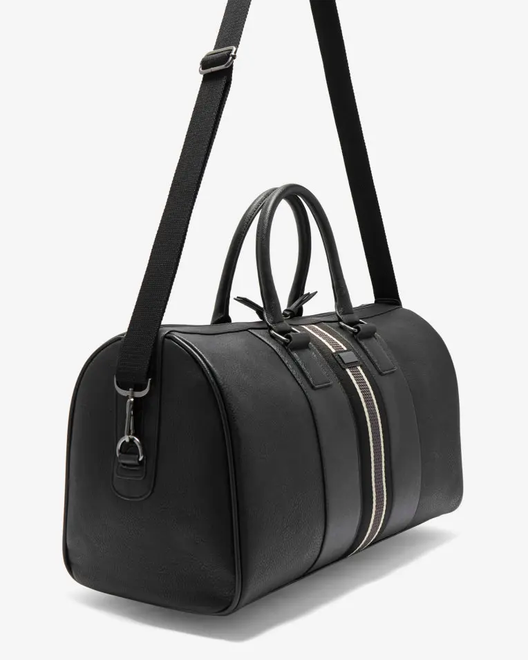 2019 custom waterproof pu leather sports gym travel duffle bag