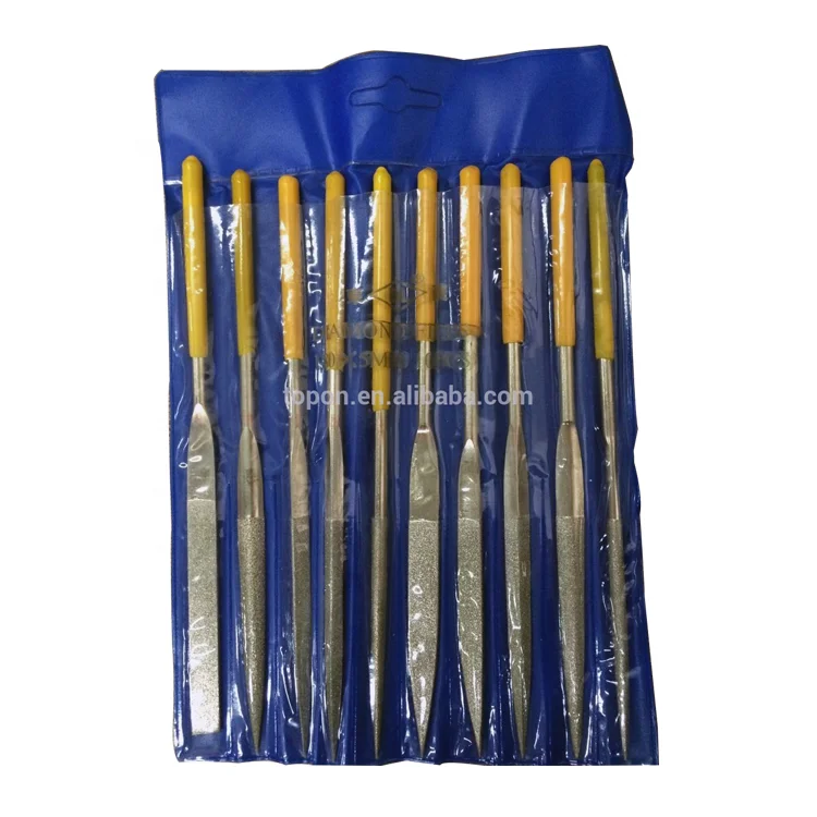 Best Sale 10pcs Diamond Hand Tool Flat Files Needle Set