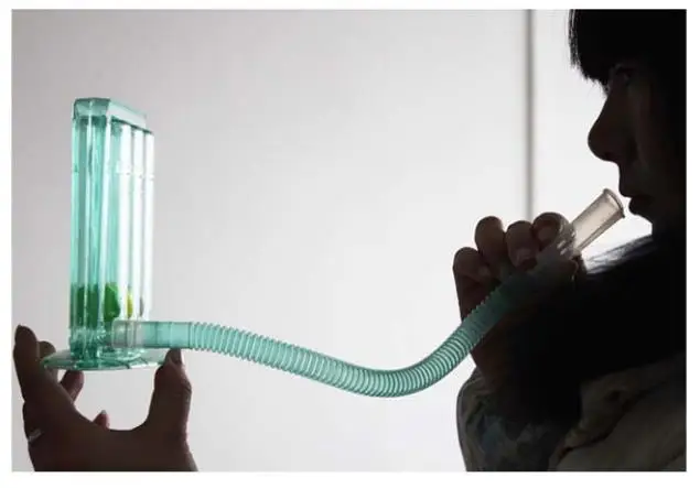 Factory wholesale 1200ml Breathing Equipment Three Balls spirometer Lung Incentive spirometer exerciser