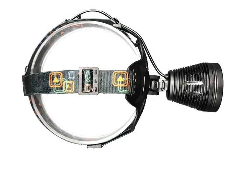 Long Range 12000 mah High Power fan built in Led XHP70 Headlamp