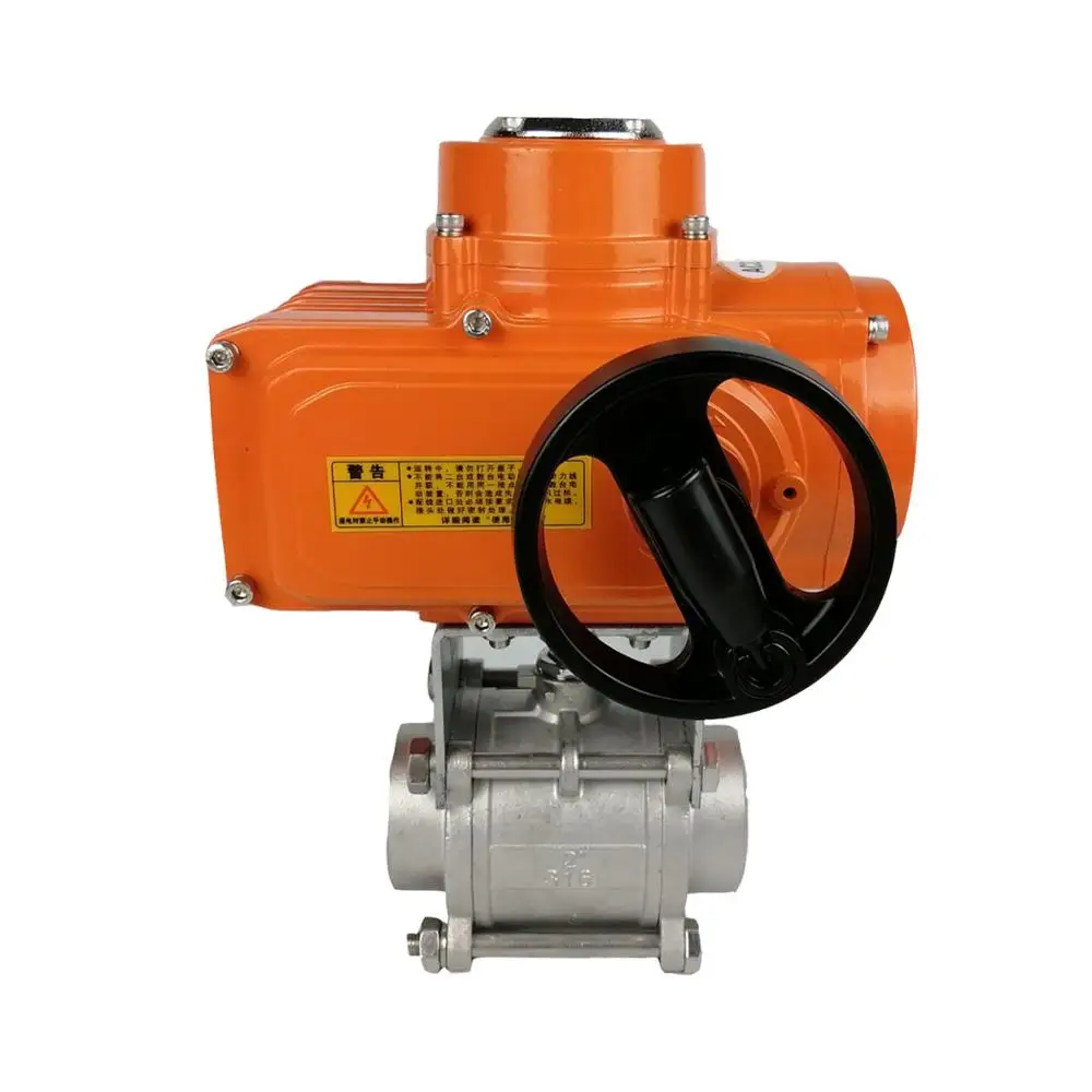 Normal Temperature Electric Control Valve Withe Electric Actuator Standard Ball VALVES Valve Automation Medium Temperature 30s