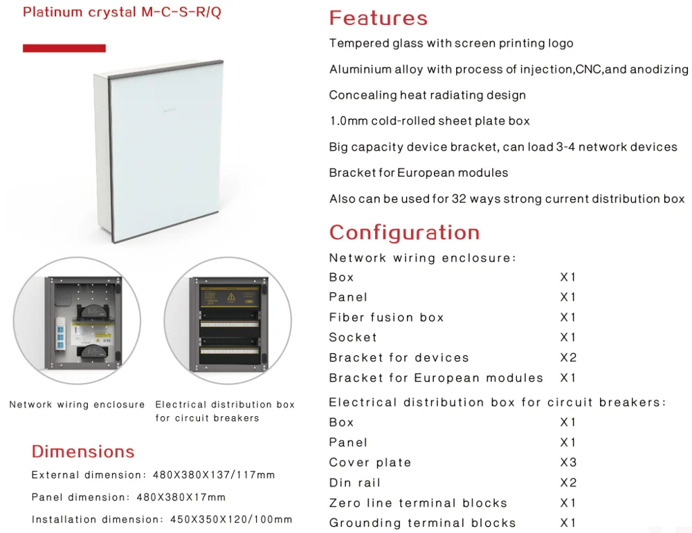 Matech high quality 28way 30way 32way metal DB box/circuit enclosure box/electrical panel for intelligent breaker and module