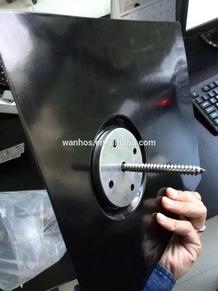 Asphalt tile roof flashing L feet  hook for solar panel mounting bracket