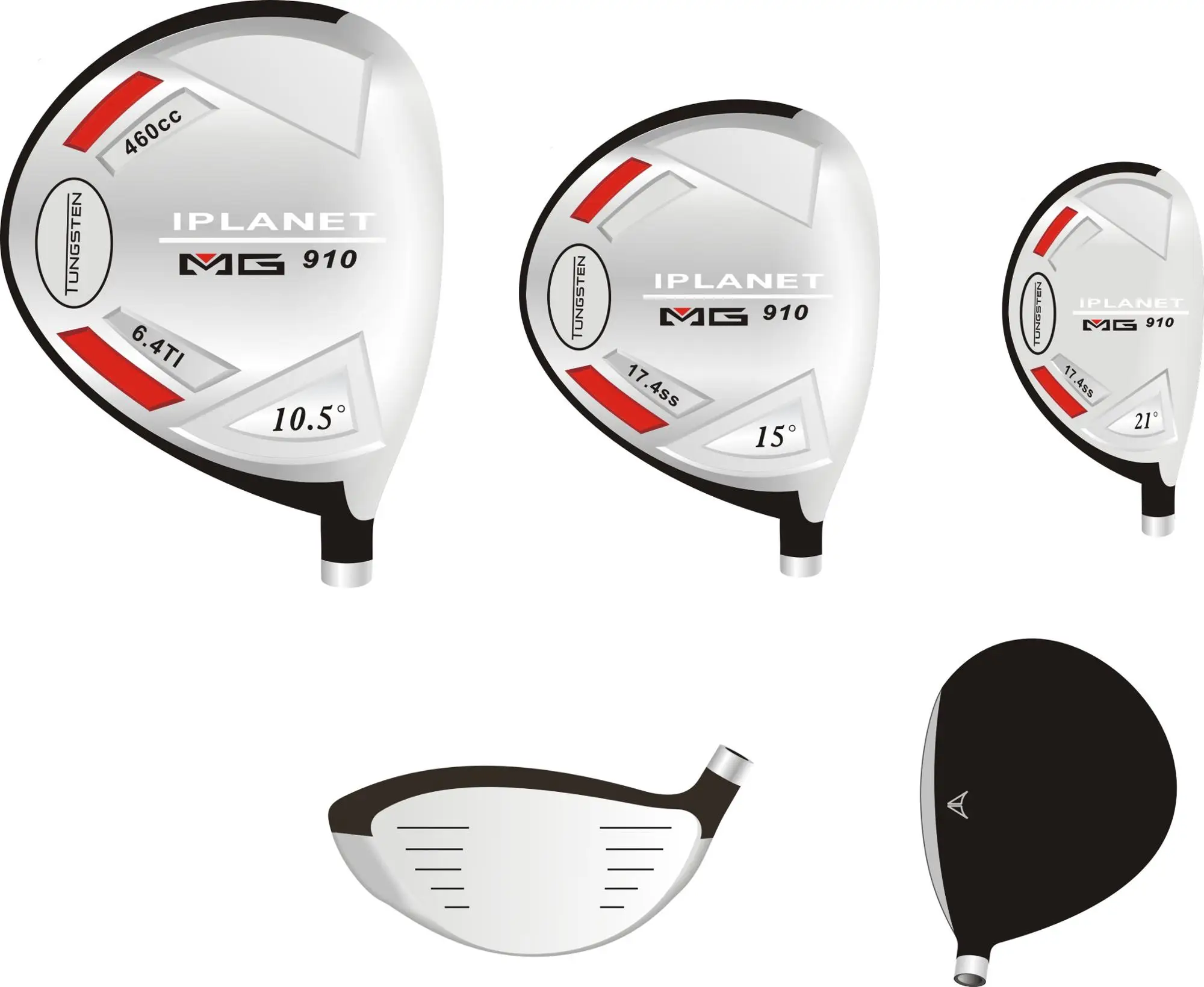 Manufacturer direct selling Series custom equipment complete set golf clubs with a PU golf bag