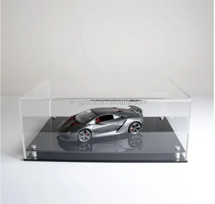 Collectors Model Display Case Plastic Display Case for 1:18 scale diecast car models Plexiglass 1:18 Display Case