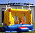 Customized Kids Playground Princess Castles Indoor Kids Jumping Castle yellow cake bounce birthday gift