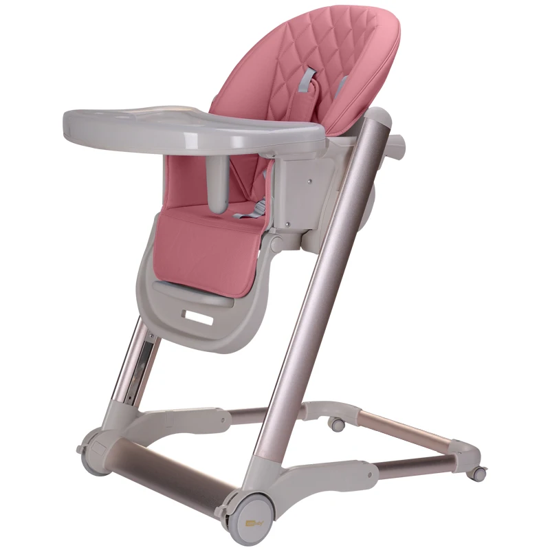fold high chair for dinning aluminum baby chair european design and standard kid high chair