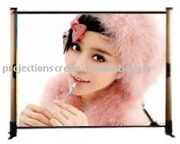 projector table screen