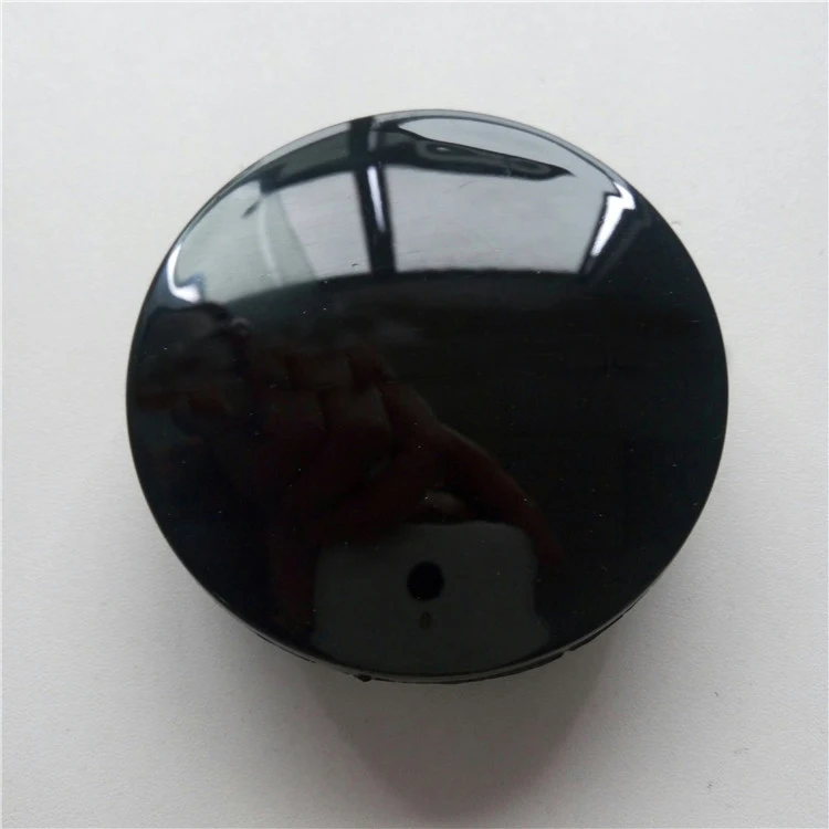 Custom Plastic 63mm Black Color Car Logo Wheel Center Hub Caps