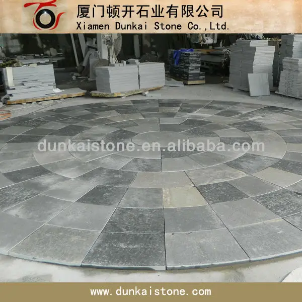 black basalt paving stones, basalt outdoor paving tile, black basalt tile