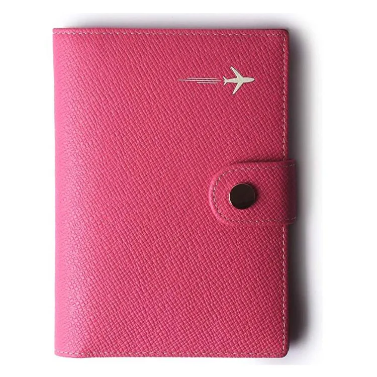 RFID Genuine Leather Passport Holder Wallet Man/Woman Card Holder For Passport