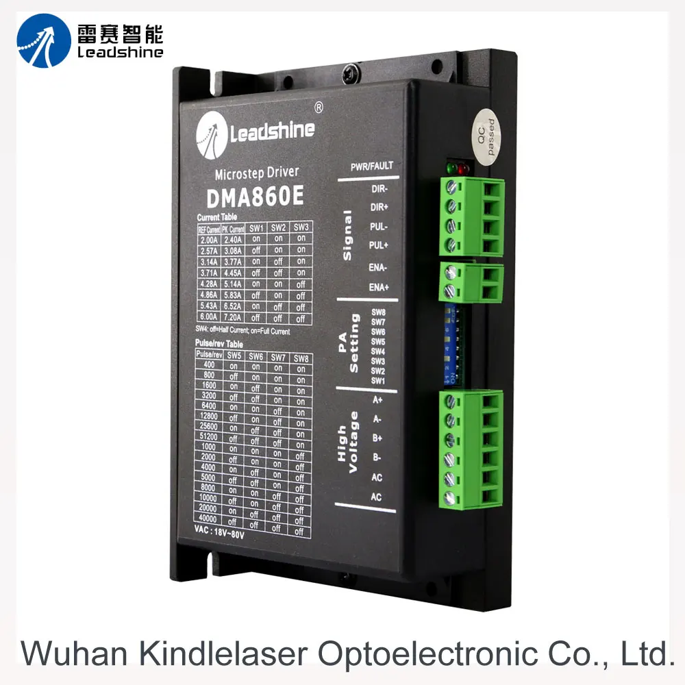 Шаговый двигатель Leadshine драйвер DM542-05,20-50VDC,4.2A для 23,42 57 моторы Драйвер шагового двигателя DM542-05