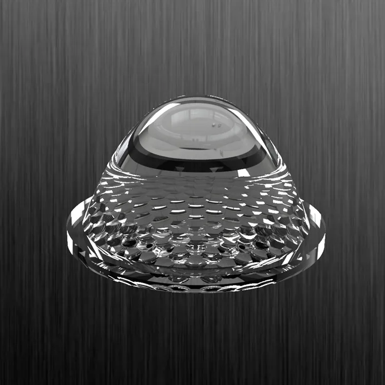 90 Degree 66mm Led Glass Lens Cob Led Chip Lens