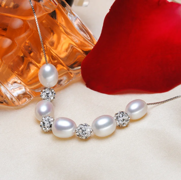 fashion mixed color natural fresh water cultured pearl jewelry genuine natural pearl pendant