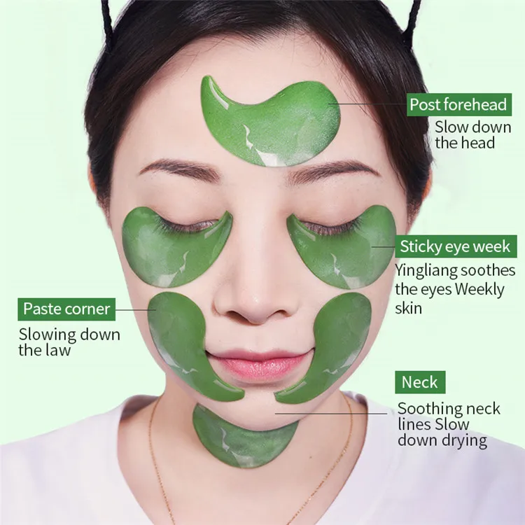 
BISUTANG 60pcs Anti Wrinkle Eye Patches Crystal Collagen Under The Sleep Eye Mask for Remove Dark Circles Hydrogel Patch 