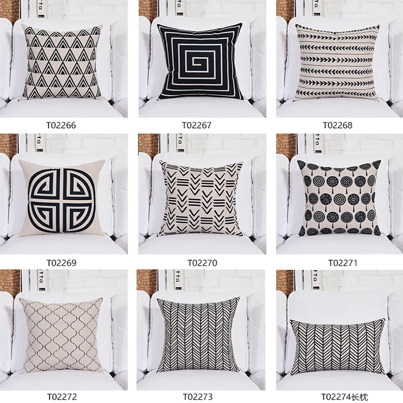 Hot Sale  custom modern style digital printed car seat pillowcase cushion cover for sofa