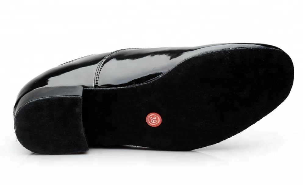 Мужские туфли на низком каблуке для танго