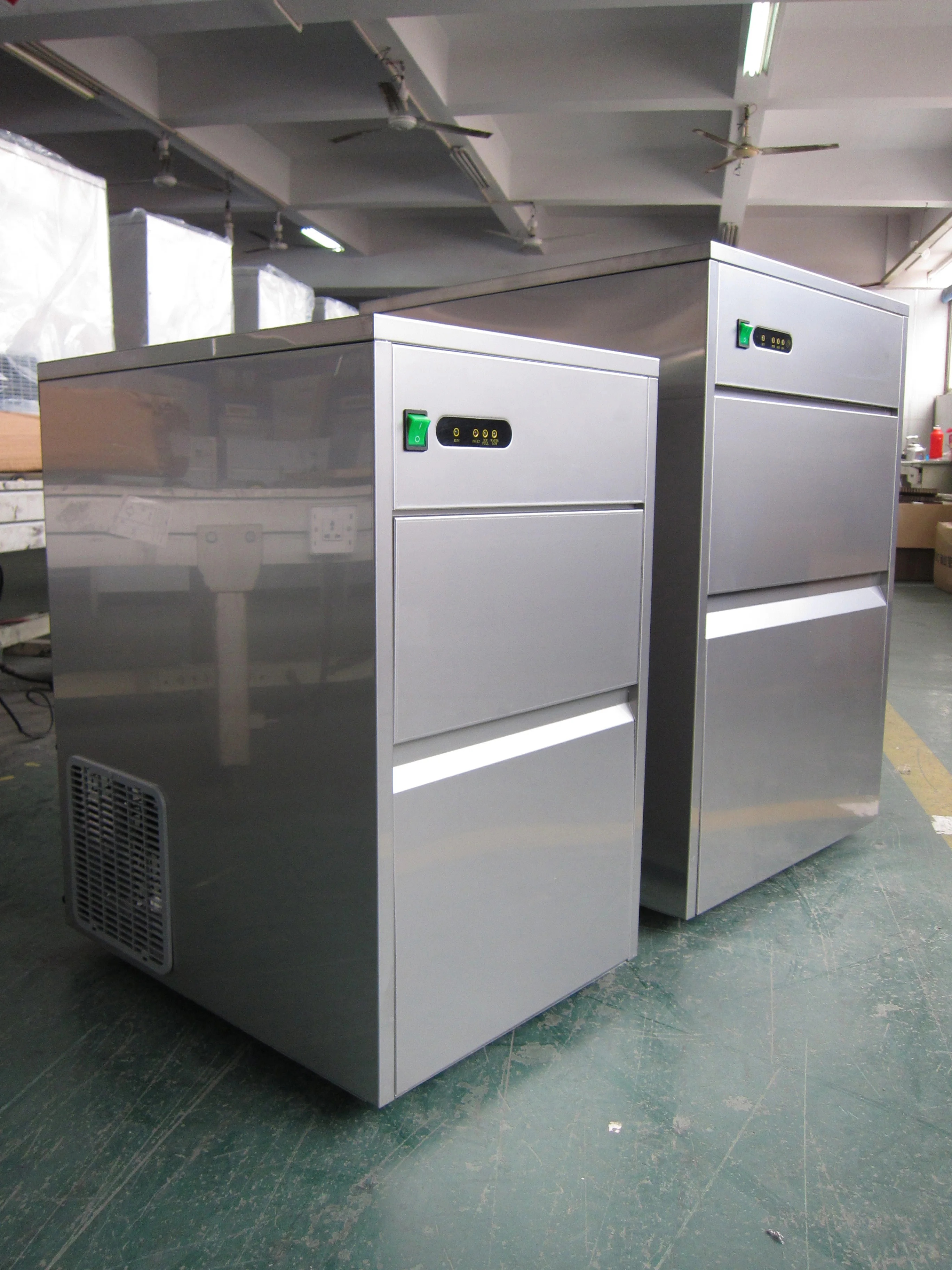 stainless steel  cube ice making maker machine