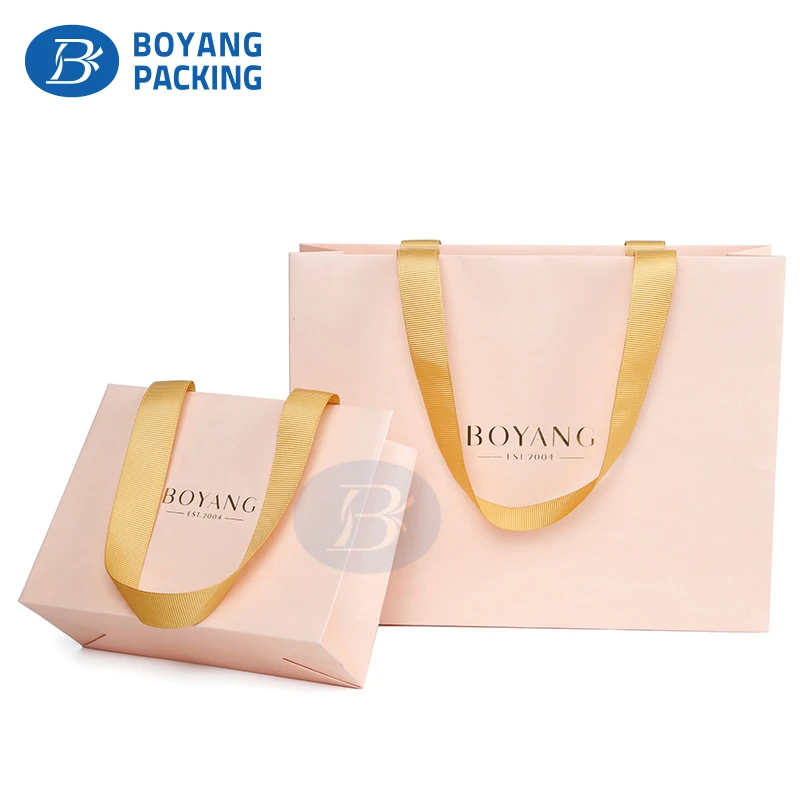 
China Manufacture Wholesale Customized Small Gift package Jewelry Paper Bag 