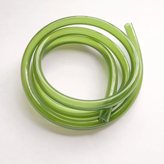 
popular ROHS extrusion light colored/ clear soft hose oval/ circular pipe Customized 