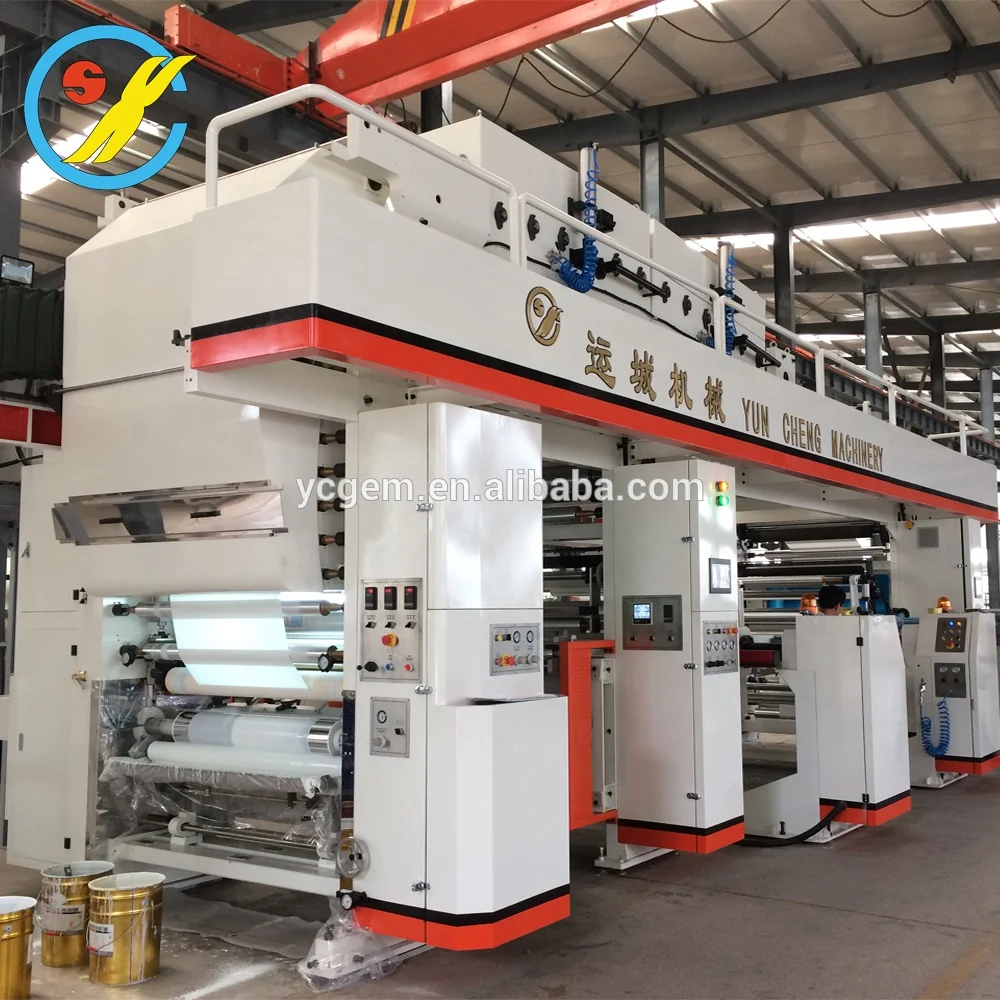 MLS or ELS 8 Color Rotogravure Printing Press 1 2 3 4 5 6 7 8 9 10 11 12 Color Register Printing