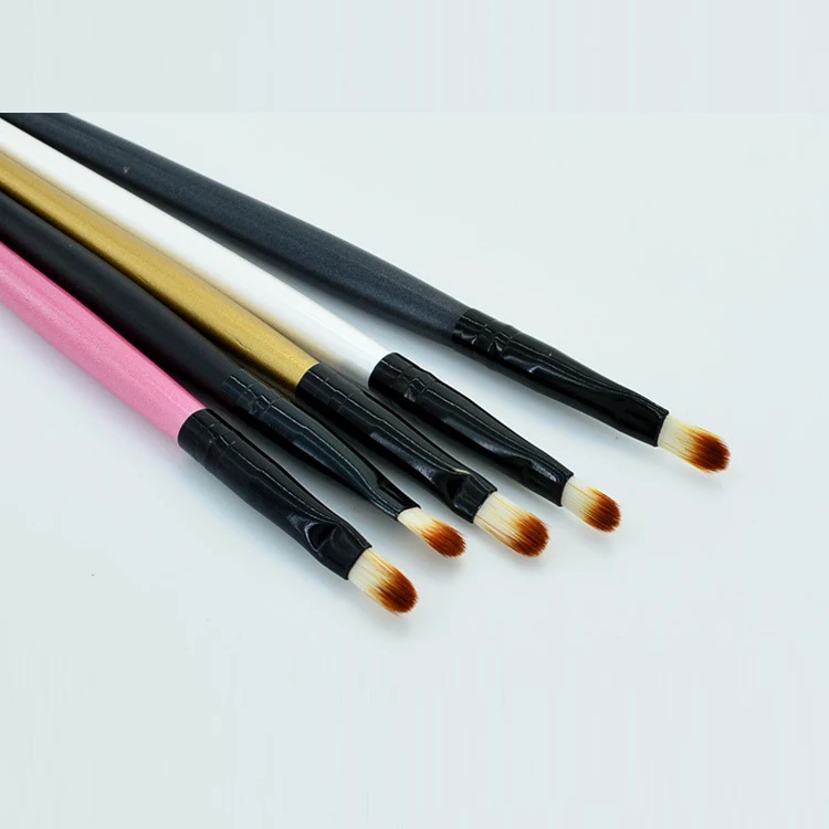 Best professional aluminum private label make up brushes lip brush