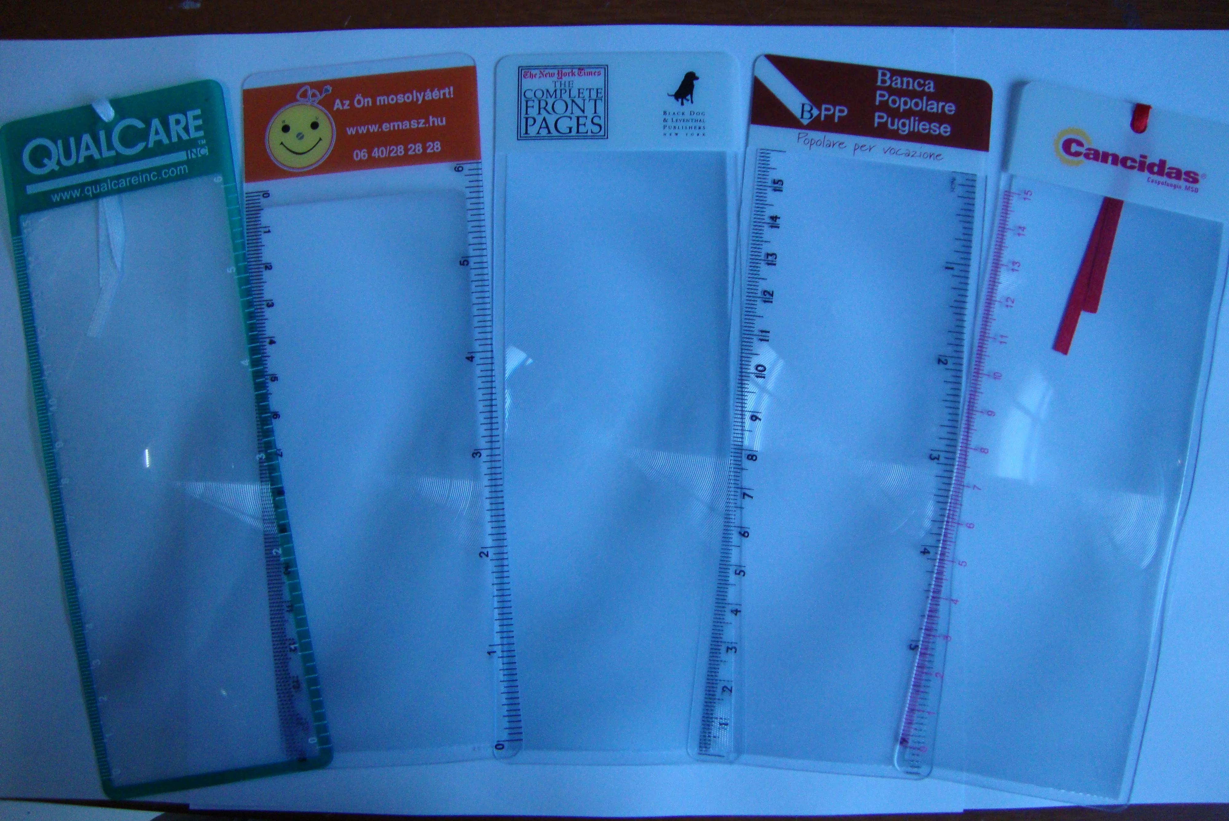 Увеличительное стекло с линейкой и логотипом на заказ